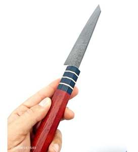 Vente en gros personnalisé de haute qualité fait à la main OEM ODM couteau de chef en acier damas forgé à la main et couteau de cuisine avec étui en cuir pur - Product Image 6