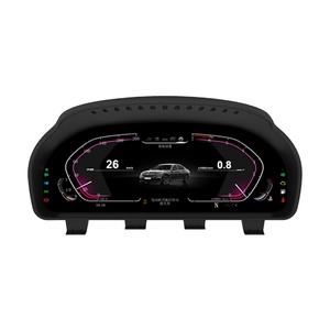 Tableau de bord numérique 12,3 pouces pour <span class=keywords><strong>BMW</strong></span> X5 <span class=keywords><strong>X6</strong></span> F15 F16 F18 F85 2013-2017, écran LCD du cockpit de voiture, compteur de vitesse, affichage HD Linux - Product Image 1