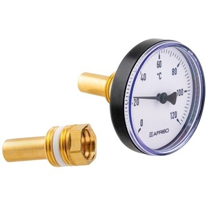 Termómetro Bimetálico AFRISO BiTh 80 K 0/120C 63mm G1/2B, Instrumento de Medición de Parámetros Kl.2 - Product Image 1