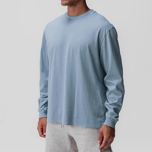 Logo personnalisé T-shirt de sport à manches longues pour hommes Chemise de sport à manches longues-Idéal pour le fitness, la course et l'aventure en plein air - Product Image 3