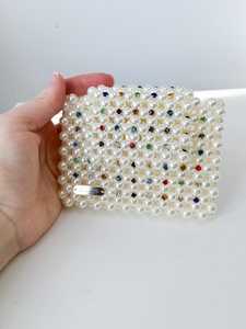 Handmade Bohemian Style Glass <b>Seed</b> Bead Tote Bag Custom Logo Embroidered Coin Pouch Fashionable Women's Sizes Promotions MS - Product Image 3