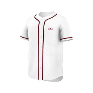 Jersey de béisbol personalizado ligero Último diseño Ropa deportiva transpirable Jersey de béisbol liso cómodo - Product Image 2