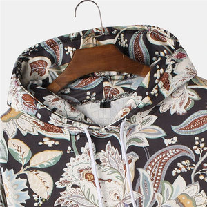 Sudaderas con capucha de invierno de talla grande más vendidas Logotipo personalizable Patrón sólido MOQ bajo Cuello con capucha teñido liso - Product Image 2