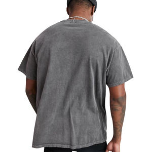 เสื้อยืดลำลองโอเวอร์ไซส์สำหรับผู้ชายผ้าคอตตอน100% ถักลายดิจิทัลแนวสตรีทพิมพ์ลายดิจิทัลเป็นมิตรกับสิ่งแวดล้อมสำหรับฤดูร้อน - Product Image 3