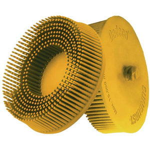 TYROLIT Disco de Cepillado Radial Amarillo Premium Sunburst 76 mm Grano 80 A80 Grueso 20000 Min- 76 QDISC RA - Product Image 3