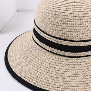 Sombrero de sombrilla de nailon de primavera y verano a la moda con decoración de lazo transpirable cómodo para viajes al aire libre vacaciones en la playa - Product Image 3