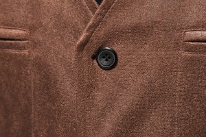 ชุดสูทหนังกลับแขนกุดสำหรับผู้ชาย, เสื้อกั๊กกันหนาวหนังกลับสไตล์วินเทจ - Product Image 5