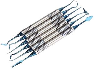 DENTRIC IMPLANTS Kit de Instrumentos Dentales Ergonómicos Manuales para Rellenos de Composite con Certificación CE - Product Image 5