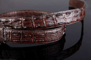 Fábrica al por mayor 100% de cuero puro ejecutivo hombres cinturón personalizado hombres Pin hebilla cinturón de lujo cinturones de cuero genuino de Pakistán - Product Image 4