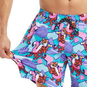 Shorts de Baño Personalizados para Hombre, 100% Poliéster Canvas, Ecológicos, Antiarrugas, Transpirables, de Secado Rápido, con Impresión Digital - Product Image 6