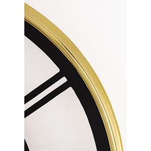 Handicrafts Round Gold Frame Metal Wall <b>Clock</b> Roman Number Patterns Living Room Bedroom Decoration Luxury <b>Clocks</b> Home Decor - Product Image 2