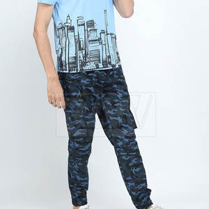 Pantalones de talla grande para hombre, pantalones para uso en exteriores para hombre, ropa de entrenamiento, pantalones de algodón 100% para hombre - Product Image 5