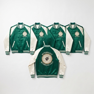 Custom Satin Bomber Jacket Maker Olive Ivory Chamomile Embroidered Varsity <b>Coat</b> Front Zip Outerwear Direct Factory - Product Image 6
