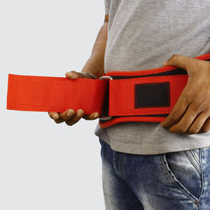 เข็มขัดยกน้ำหนักหนังวัวแบบกันลื่นพร้อมตัวเลือกปรับแต่งได้สำหรับการออกกำลังกายและเพาเวอร์ลิฟติ้ง - Product Image 4