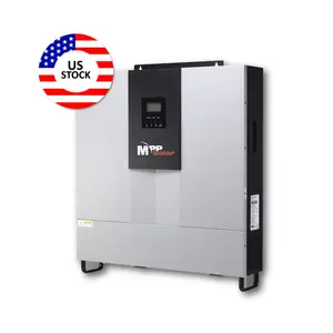 Inversor solar LV6048 MPP 6000W 48V Fase dividida 110V 220V Max PV entrada 145V MPPT Cargador Solar mppsolar EE. UU. Stock envío gratis