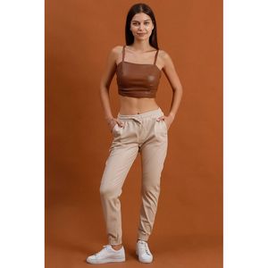 กางเกงหนังขายส่ง - สีดำ - Product Image 2