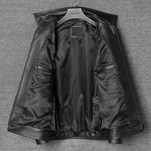 Nouveau homme veste en peau de vache hommes en cuir véritable vestes décontractées véritable manteau en cuir naturel vêtements de printemps et d'automne - Product Image 2