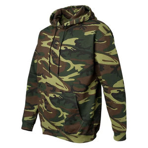 Sudaderas con Capucha de Camuflaje para Hombre con Logotipos Personalizados, Sudadera Básica de Algodón Mezclado, Sudadera con Capucha de Camuflaje para Hombre Hecha en Pakistán - Product Image 1