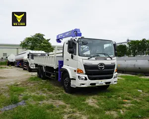 รถบรรทุก Hino FL 2023ใหม่5ตันรถเครน Tadano ราคาถูกรถเครนสำหรับงานก่อสร้างจากเวียดนาม