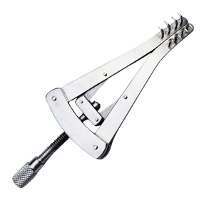 Retractor Oftalmológico ALM Autoajustable Manual Reutilizable para Microcirugía 4x4 con Puntas Afiladas/Inocosas de Acero Inoxidable - Product Image 1