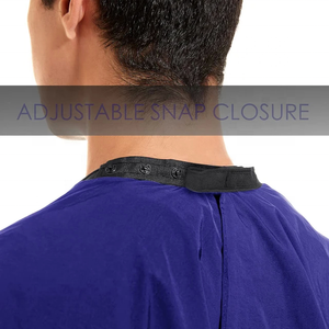 Capas de peluquería de poliéster de Color azul oscuro de alta calidad Extra grande de 12 "a 23" capas de peluquero de tinte de pelo de afeitado profesional - Product Image 3