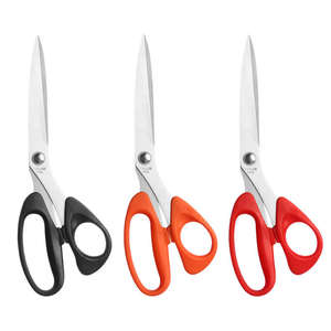 Gros ciseaux de couture en acier inoxydable à bord lisse de qualité industrielle poignée de couleur ciseaux de tailleur pour vêtements de maison - Product Image 2