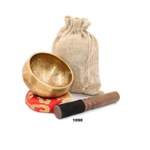 ชุดชามร้องเพลงแบบทิเบตชามเสียงสำหรับนั่งสมาธิทำด้วยมือเพื่อรักษาสมดุลระหว่างโยคะและจักระ - Product Image 1