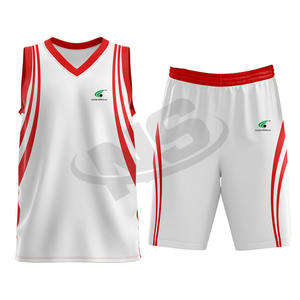 Uniforme de basketball personnalisé de qualité supérieure, respirant, antibactérien, séchage rapide, réversible, vêtements de sport, vente en gros d'usine, imprimé - Product Image 1