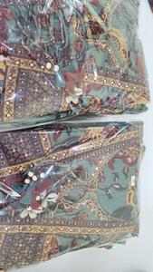 Nueva ropa de fiesta informal diseñador uso diario suave algodón puro bordado a mano trabajo estampado floral Anarkali vestido y pantalón con Dupatta - Product Image 5