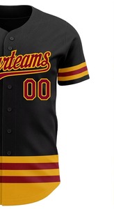 Camiseta de Béisbol Bordada Personalizable, Talla Grande, Transpirable, Opciones al por Mayor, Camiseta de Béisbol 2025 - Product Image 3