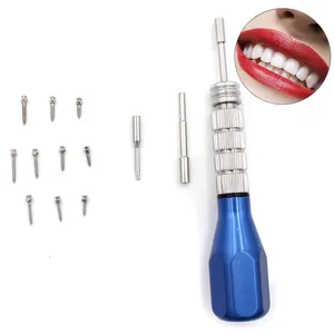 Obeng ortodontik paduan Titanium, alat bor sendiri sekrup mikro untuk implan gigi produk kedokteran gigi