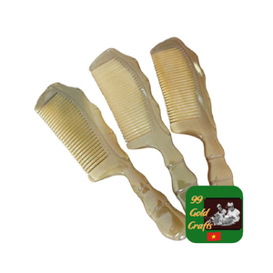 Peine de cuerno de búfalo hecho a mano, acabado pulido, peine de barba duradero, peine de pelo fuerte, Material de cuerno Natural para tiendas minoristas y venta a granel - Product Image 2