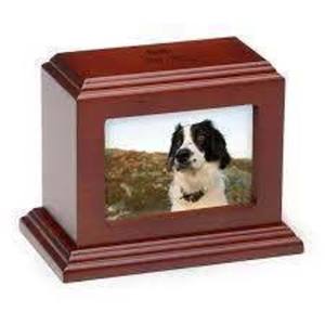 Urnes de crémation en bois faites à la main de style américain de haute qualité pour les cendres de chat et de chien Urnes funéraires en gros pour animaux de compagnie - Product Image 4