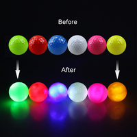 Balle de golf avec lumière LED Balle de golf clignotante stable et lumineuse