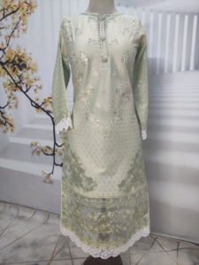 Ensembles de robes décontractées d'été pour femmes, haute qualité, 3 pièces, shalwar kameez, design traditionnel, costume shalwar kameez d'été - Product Image 6