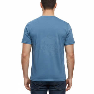 เสื้อยืดผู้ชายคุณภาพสูง ผลิตจากผ้าฝ้ายเนื้อนุ่ม ทรงหลวมใส่สบาย ให้ความสบายยาวนาน - Product Image 3