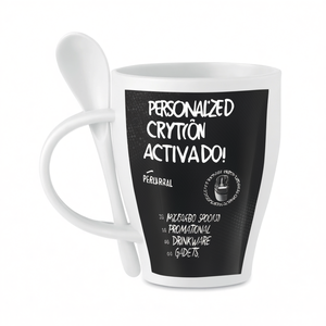 Tazza Cripto Personalizzata con Cucchiaio - Gadget Promozionale per Bevande - Product Image 2