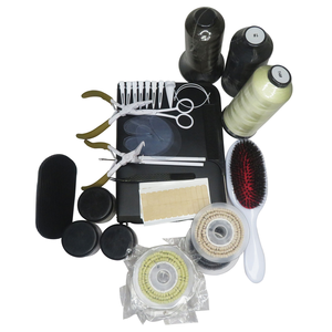 Kit d'outils pour extensions de cheveux en nylon de haute qualité, ensemble de pinces à perles tout-en-un de qualité supérieure, acier inoxydable, kit complet d'outils pour extensions de cheveux - Product Image 1