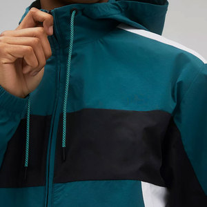 Custom Men's Waterproof Breathable Hooded Stand Collar Windbreaker <b>Jacket</b> for <b>Winter</b> Outdoor Training & <b>Running</b> - Product Image 4