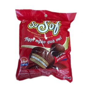 Việt Nam Kem ca cao Choco Pie mềm Marshmallow đầy bánh quy trong số lượng lớn hộp tiêu chuẩn xuất khẩu túi bao bì ngọt ngào sô cô la hương vị - Product Image 3