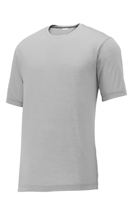 Camiseta Deportiva ST350 Sport Tek PosiCharge para Hombre, Manga Corta, Corte Regular, Algodón/Fibra de Bambú, Transpirable, de Secado Rápido