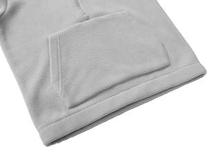 Sudaderas para niñas Jersey de lana con media cremallera Niños Ligero Suave Polar Sudaderas con capucha de manga larga con bolsillo - Product Image 4