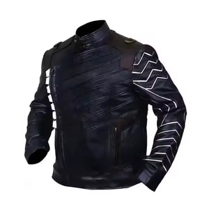 Veste en cuir de qualité supérieure à prix abordable pour hommes Veste en cuir tendance pour hommes Veste en cuir respirante - Product Image 2