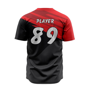 Conjunto de ropa deportiva juvenil transpirable de secado rápido al por mayor, uniforme de béisbol y fútbol de diseño personalizado, logotipo personalizado y Diseño de equipo - Product Image 5
