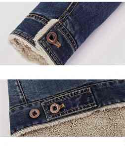 เสื้อแจ็คเก็ตยีนส์แฟชั่นดีไซน์ใหม่สำหรับผู้ชาย เสื้อโค้ทเท่ห์ แจ็คเก็ตวิ่งกันลม เสื้อแจ็คเก็ตยีนส์ - Product Image 5