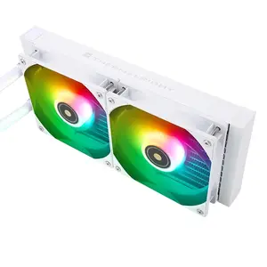 All'ingrosso Thermalright Frozen prisma 240 bianco ARGB radiatore di raffreddamento ad acqua per Desktop supporta Multi-piattaforma LGA1700 AMD