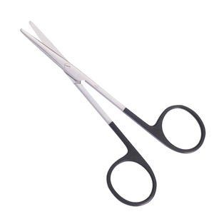 Ciseaux en acier inoxydable Super Cut 5 pouces lame droite demi-noir médical lame tranchante ciseaux chirurgicaux - Product Image 1