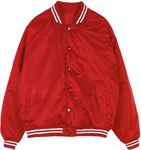 Nouvelle arrivée de veste en satin respirant pour hommes, couleur et taille personnalisées avec logo, doublure en tissu confortable pour l'hiver - Product Image 1