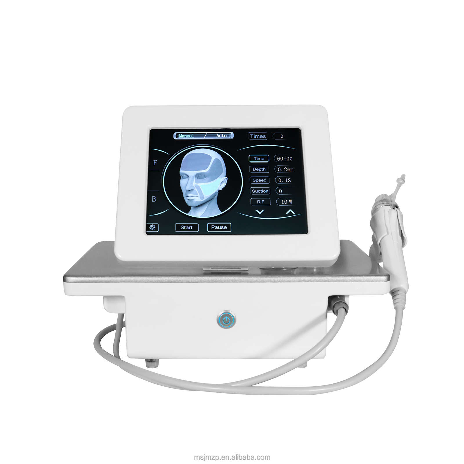 Máquina de beleza da microfrequência rf, máquina da beleza/da fração de ouro/máquina de microagulhamento rf/rf