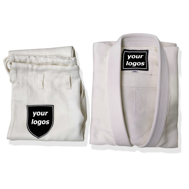 BJJ Gi Polyester/Cotton Pearl Weave 180gsm Lightweight Quick Dry Custom Uniform IBJJF Approved Unisex Adult